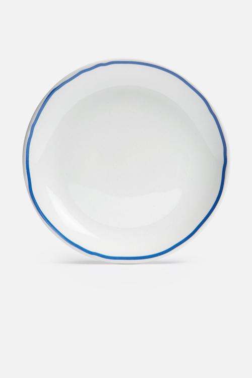 Blue edge side plate set of 4