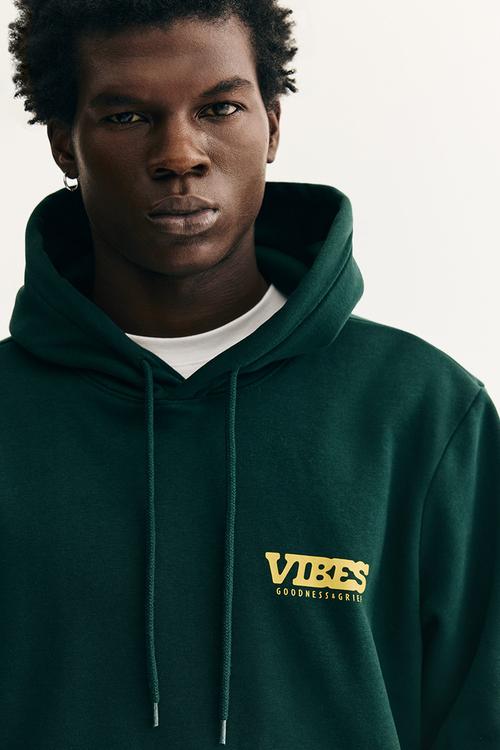Regular fit hoodie - green/snoopy