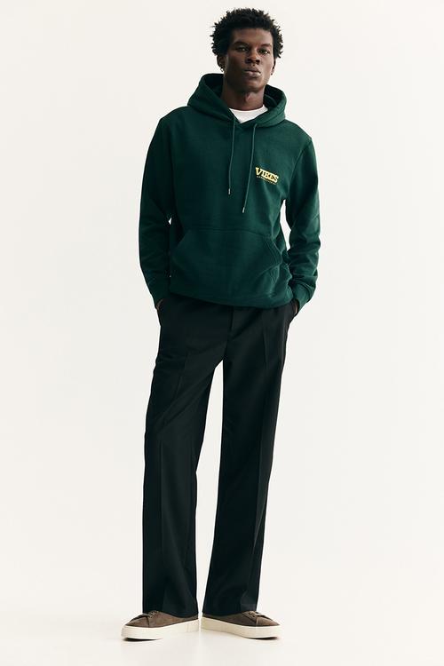 Regular fit hoodie - green/snoopy