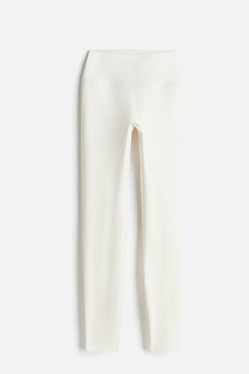 Sports leggings with softmove™ - cream