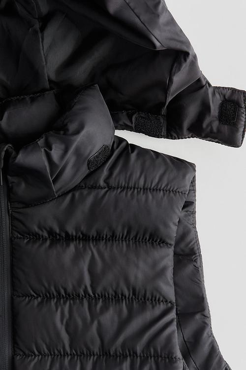 Puffer gilet - black
