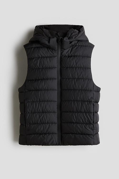 Puffer gilet - black