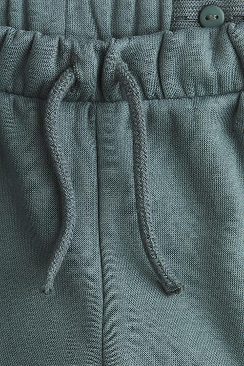 Brushed-inside cargo joggers - dark turquoise