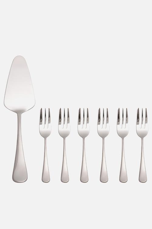 Cosmopolitan Cake Lifter and Cake Fork Set - 7 piece