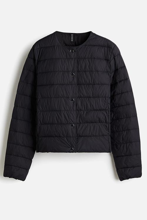 Quilted jacket - black