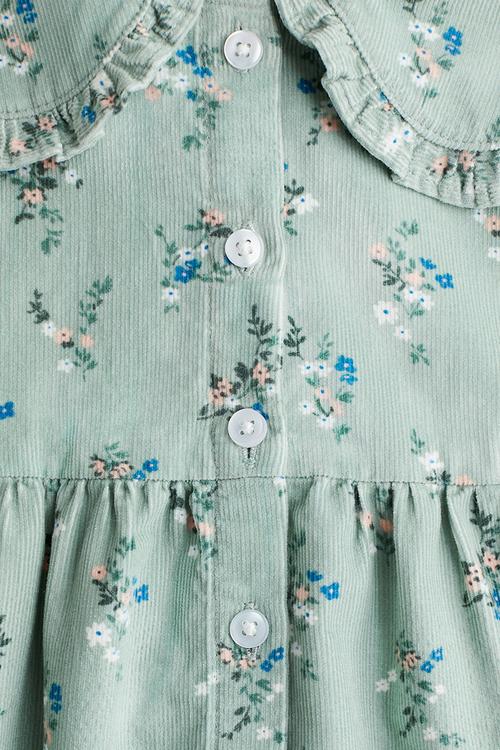 Shirt dress - light turquoise/floral