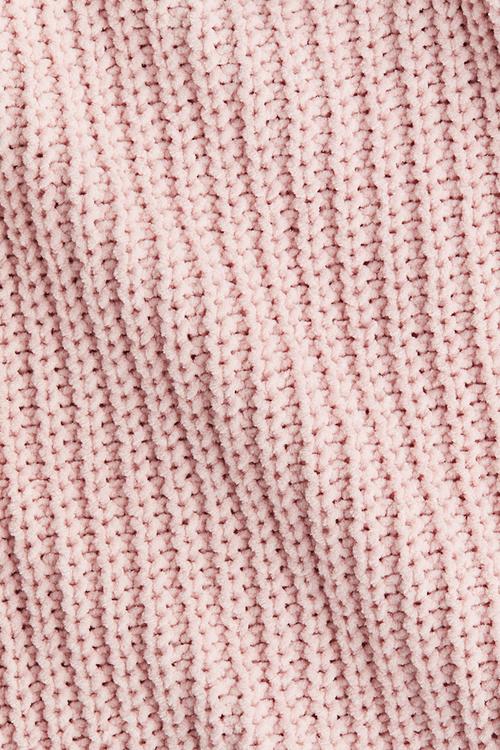 Appliqued chenille-knit jumper - light pink/miffy
