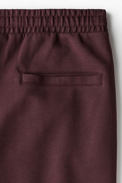 Regular fit tailored joggers - plum