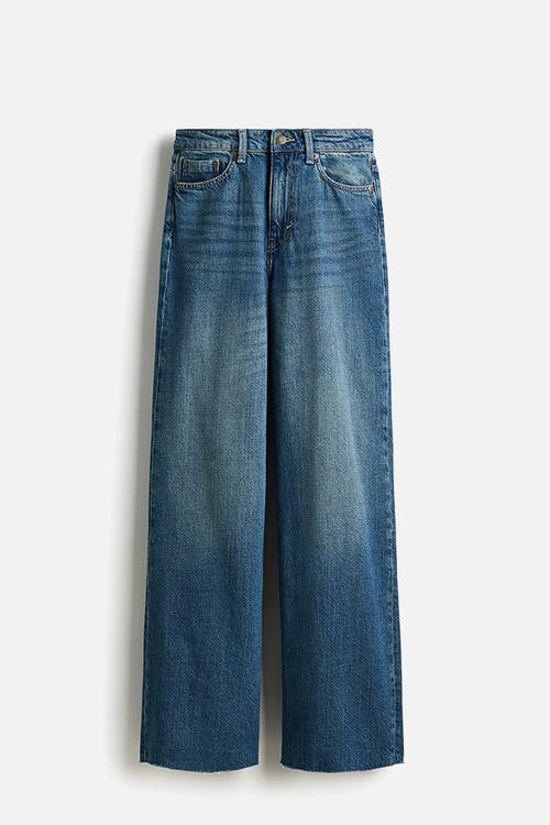 Wide high jeans - denim blue