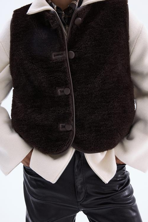 Gilet - dark brown