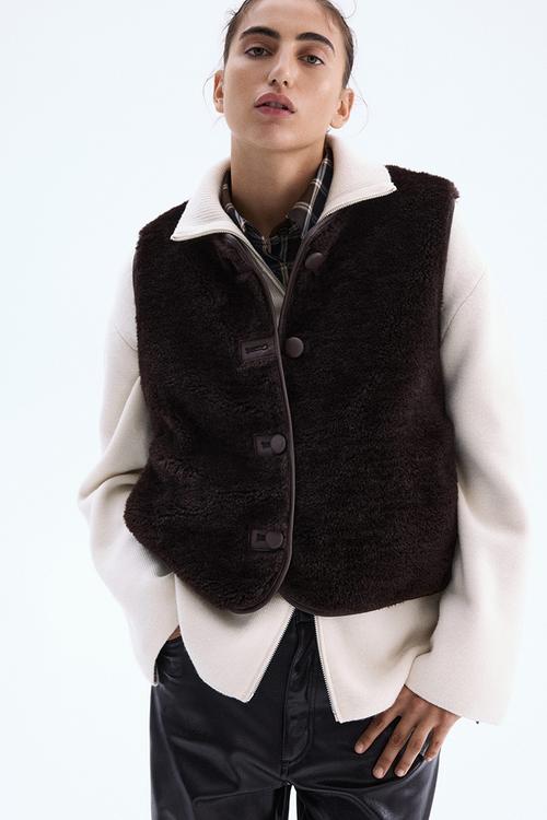 Gilet - dark brown