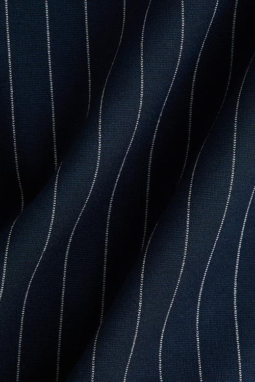 Ponte di roma skort - navy blue/pinstriped