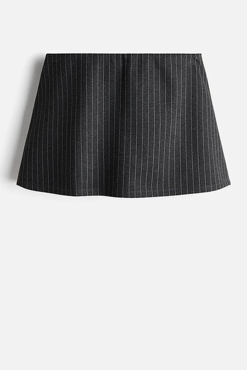 Ponte di roma skort - dark grey marl/pinstriped