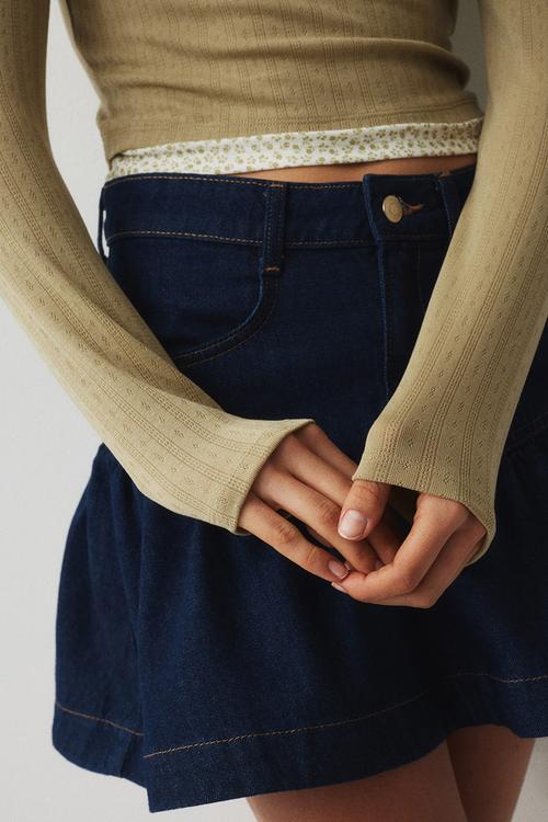Layered-look top - light beige
