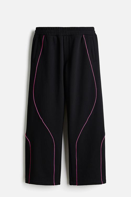 Relaxed fit sweatpants - black