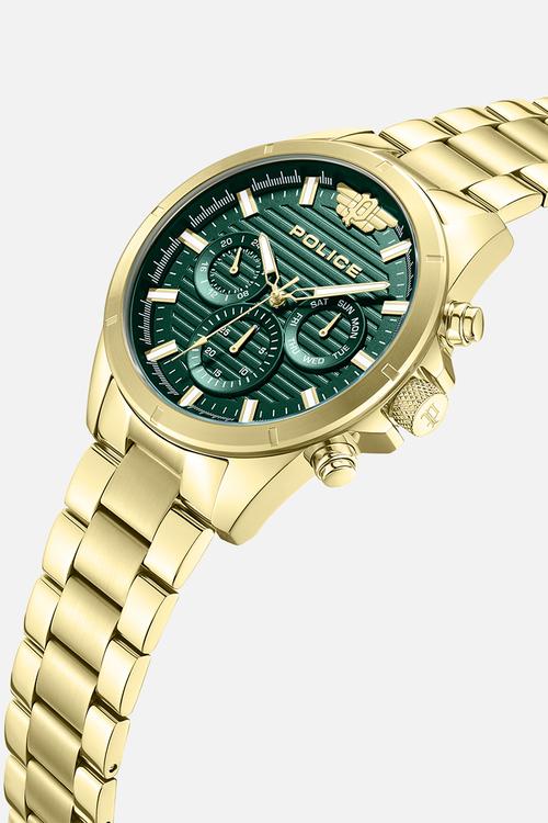IP Case Green Dial Bracelet Strap - Gold