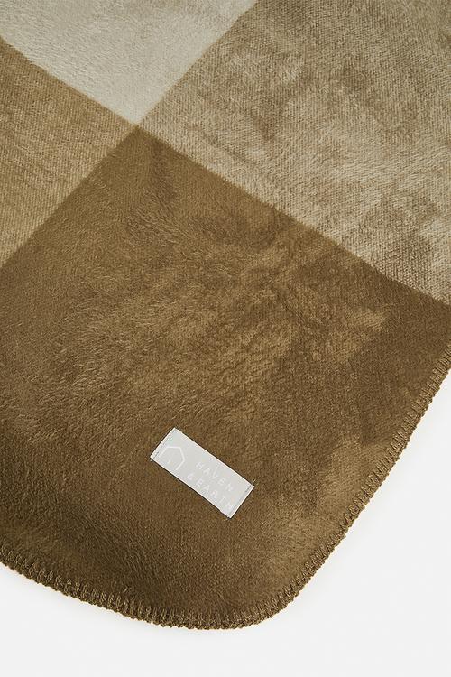 Top Suede Bed Throw - Coffee/Cobblestone