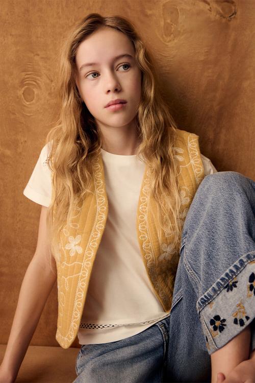 Vest FLOWY - Medium Yellow