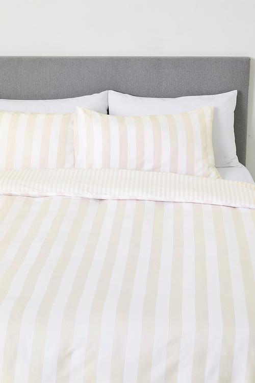 Stripe duvet cover - Stone