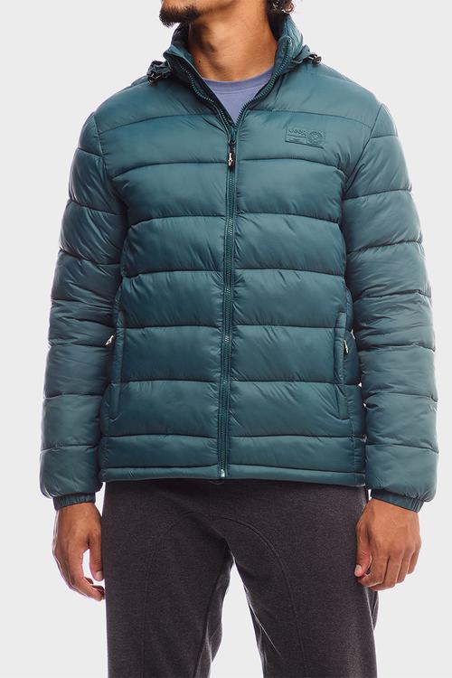 Core Long Sleeve Puffer Jacket - Green