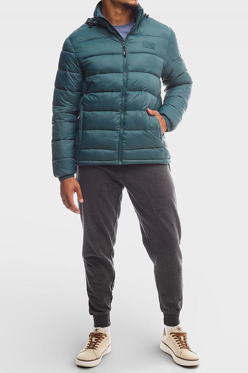 Core Long Sleeve Puffer Jacket - Green