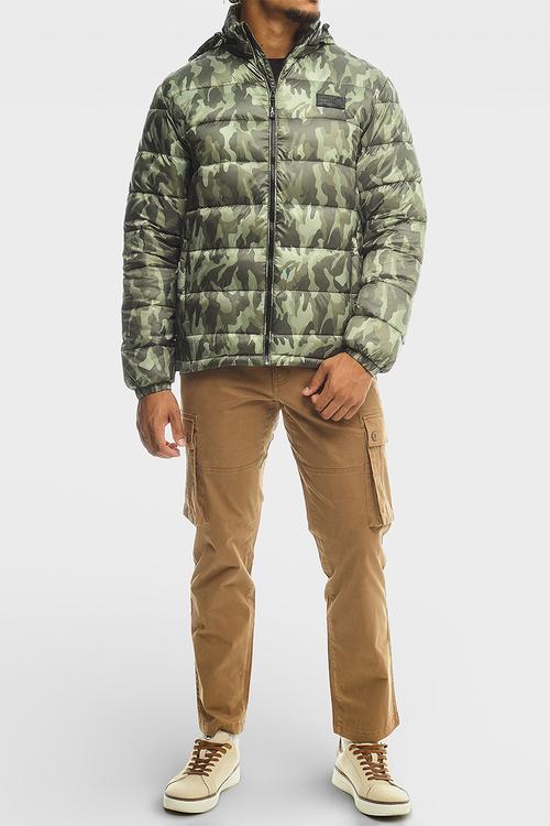 Core Long Sleeve Puffer Jacket - Multi