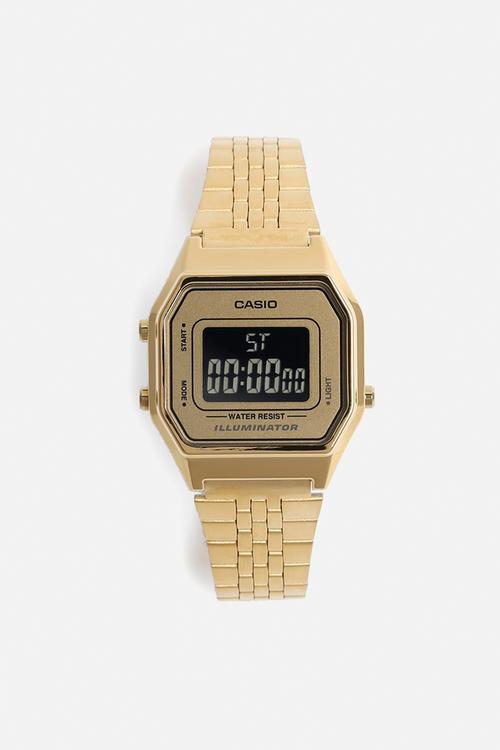 Digital watch LA680WGA-9BDF-gold