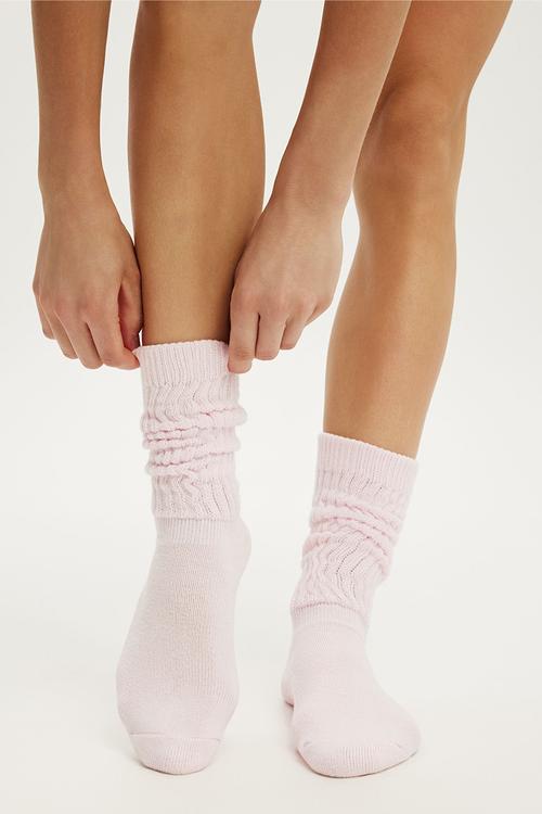 Body scrunch sock - cherry dream