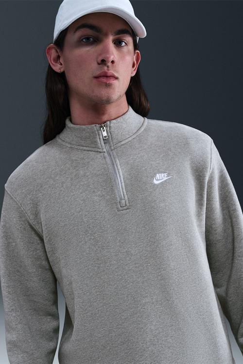 NSW Club 1/2-Zip Fleece Top - Grey