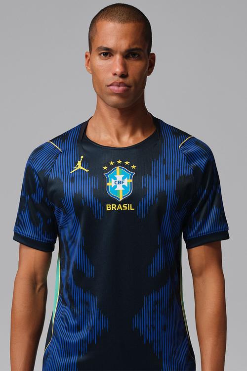 Brazil 2026 Stadium Away Jordan Dri-FIT Football Replica Shirt - Blue