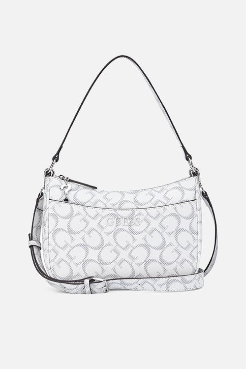 Granby Mini Crossbody Top Zip Bag-White