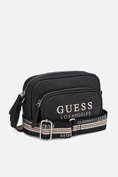 Joella Mini Zip Crossbody Bag - Black