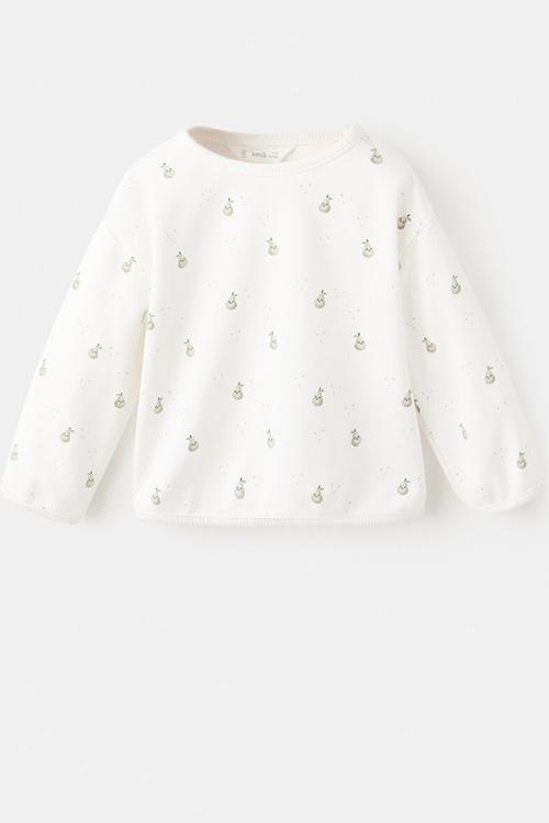 Sweatshirt DOTS - Natural