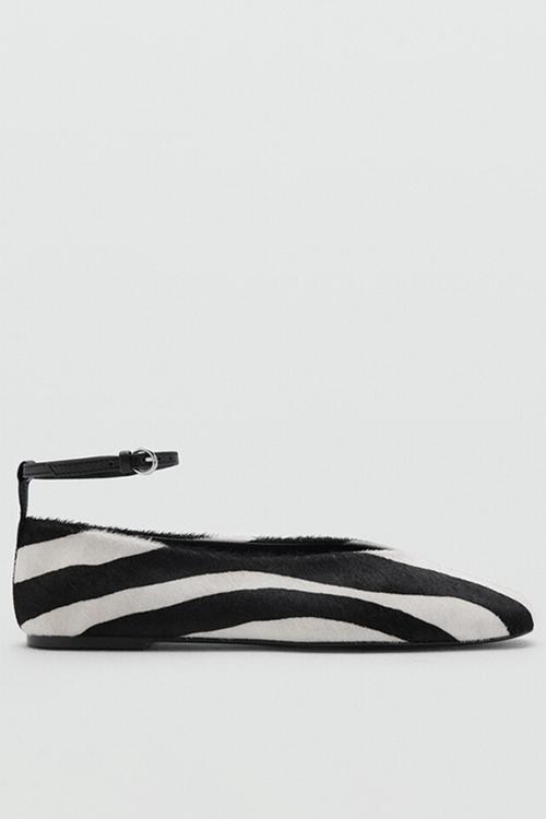 Fabra suede ankle strap pump - black