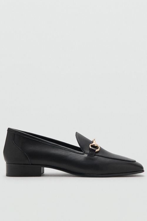 Liso leather loafer - black