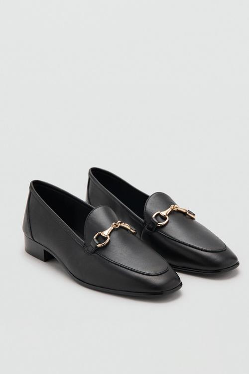 Liso leather loafer - black