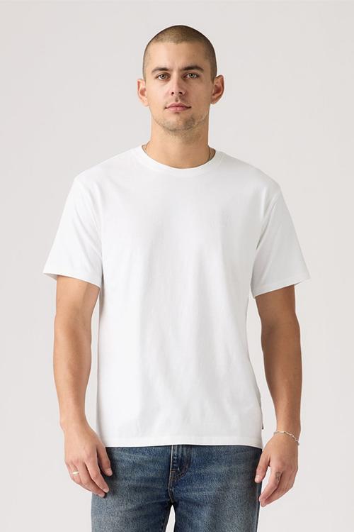Short sleeve Relaxed Fit Tee Za - White