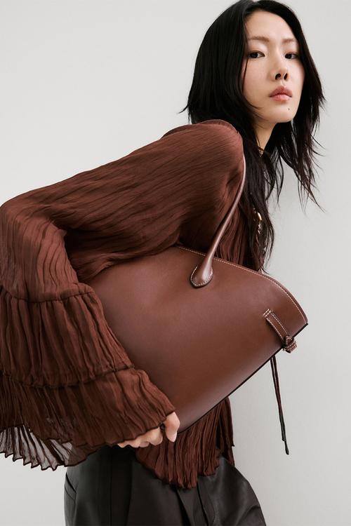 Capi shoulder bag - medium brown