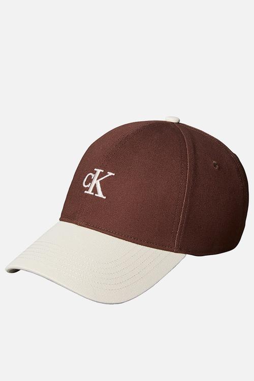 Monogram Emb Colorblock Baseball Cap - Chocolate Martini