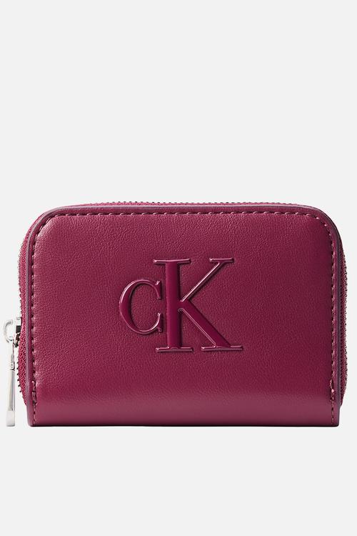 Bold ck medium zip around- alluring pink