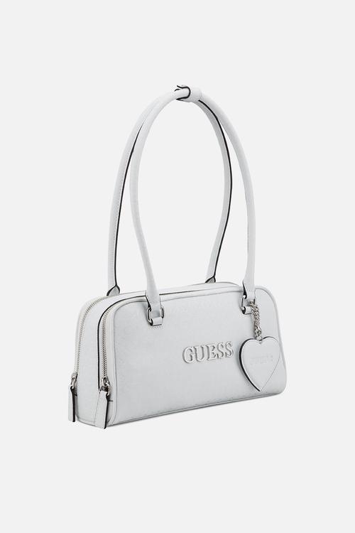 Carla Shoulder Satchel Bag - White