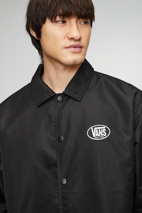 Torrey Nylon Coaches Jacket 2.0 -  black-white