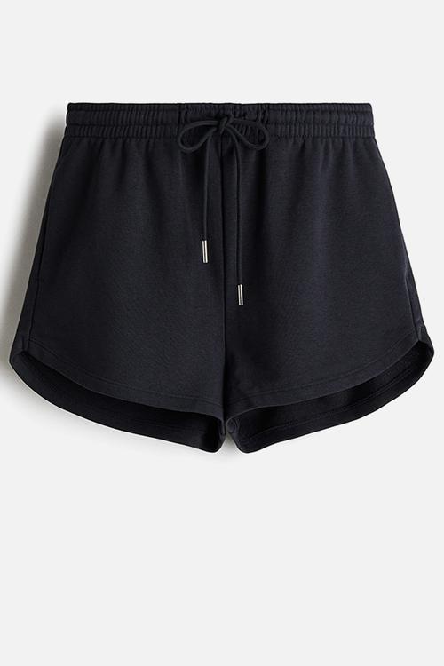 Sweatshirt shorts - navy blue