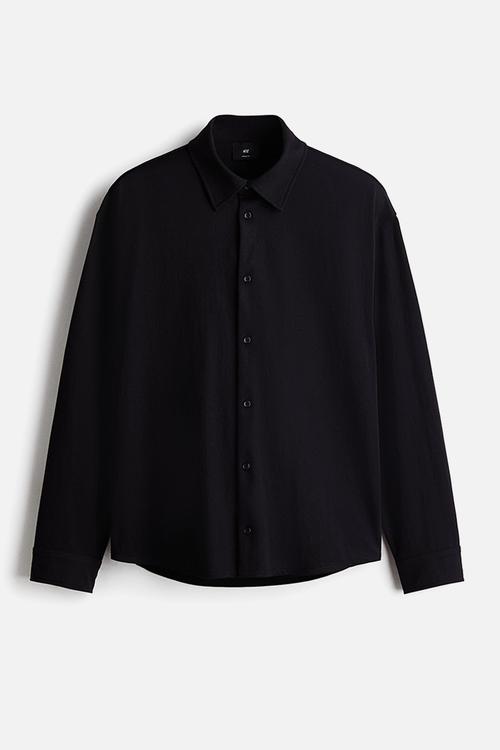 Loose fit shirt - navy blue