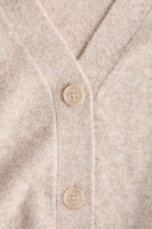 Cardigan - beige marl