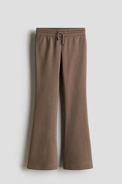 Flared joggers - light brown