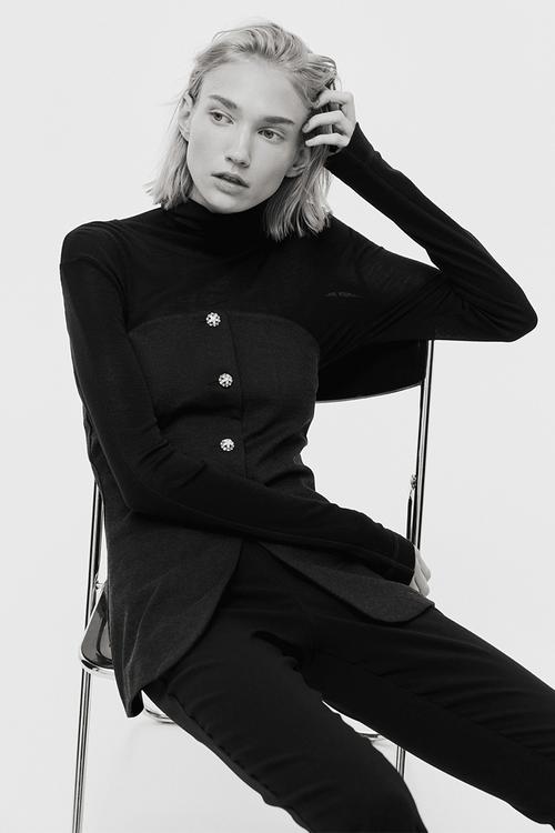 Ponte di roma bandeau waistcoat - black