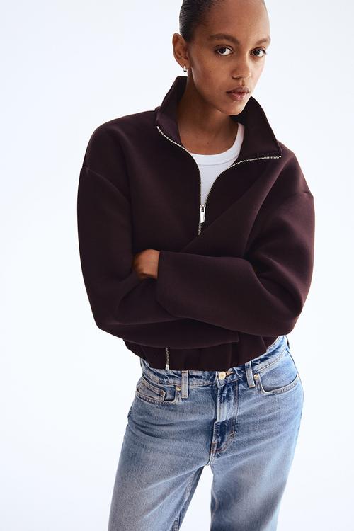 Scuba jacket - burgundy
