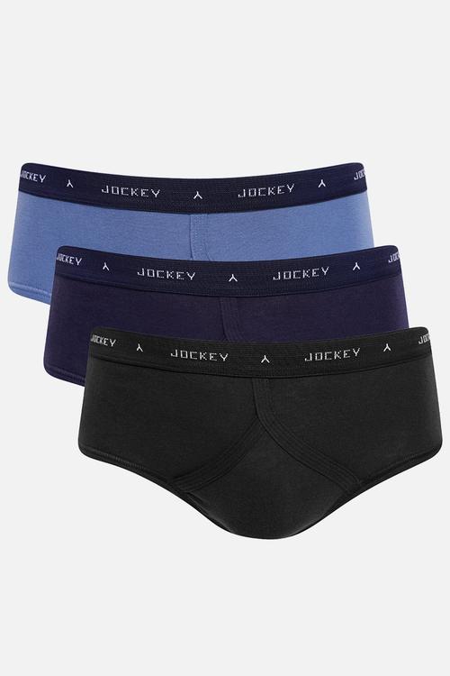 3 Pack rib Y-front brief - Darks Pk