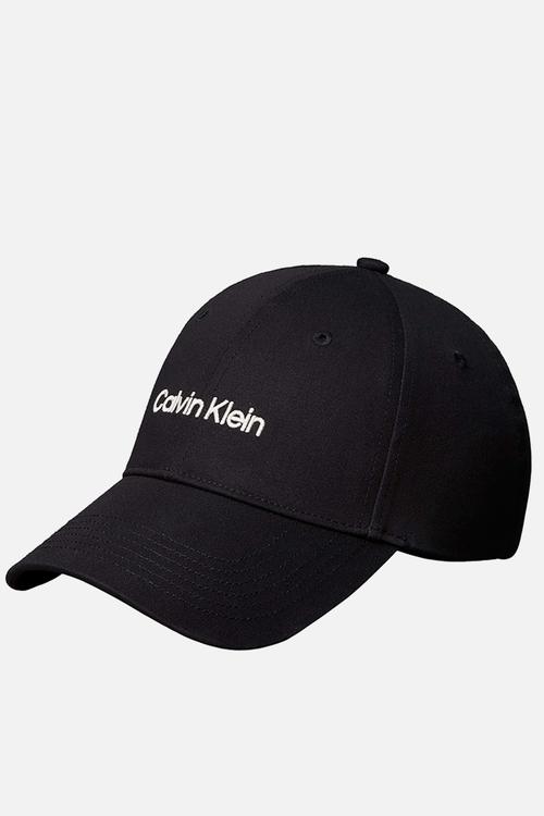 Logo embroidery baseball cap- black
